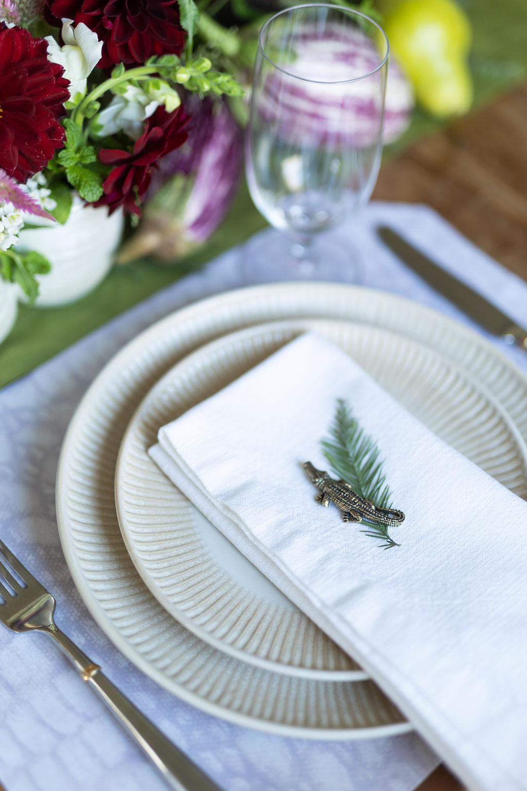 White Alligator Placemat